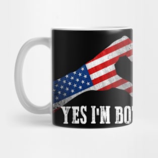 Half American Half British USA Flag United Kingdom Heritage Mug